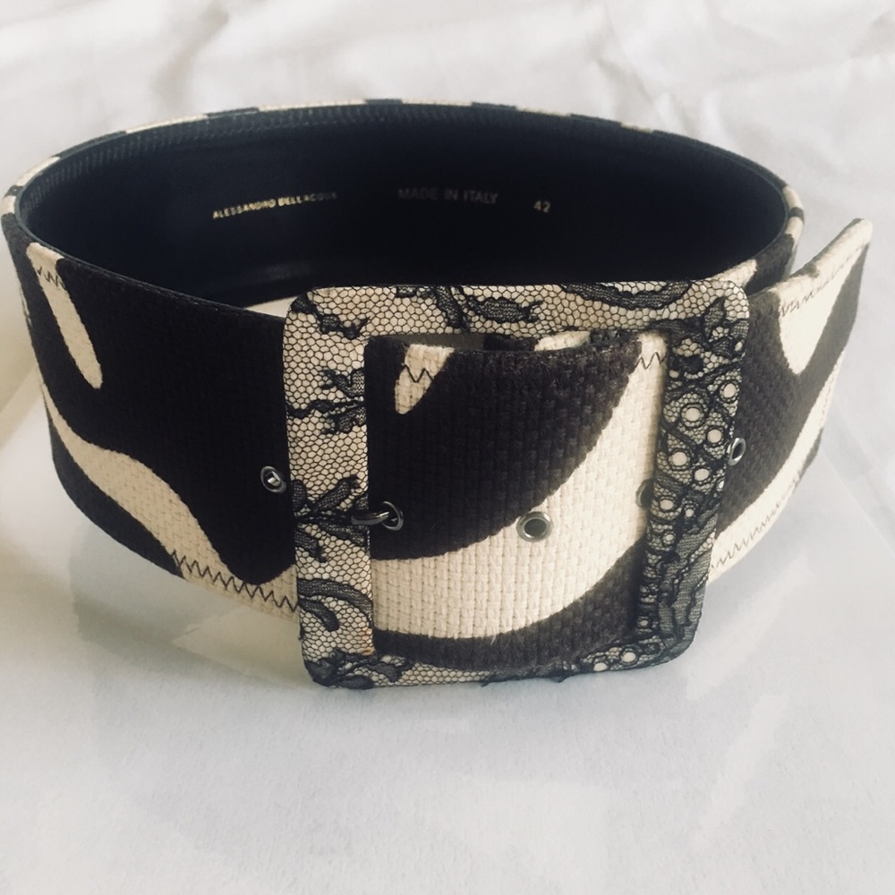 🎉HP Alessandro Dell’ACQUA Made Italy Belt Lace 42